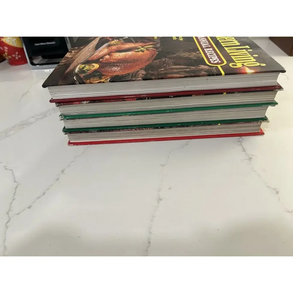 Lot of 3 Southern Living Annual Recipes 1983 1985 1987 1989 Hardcover‎ Cook Book